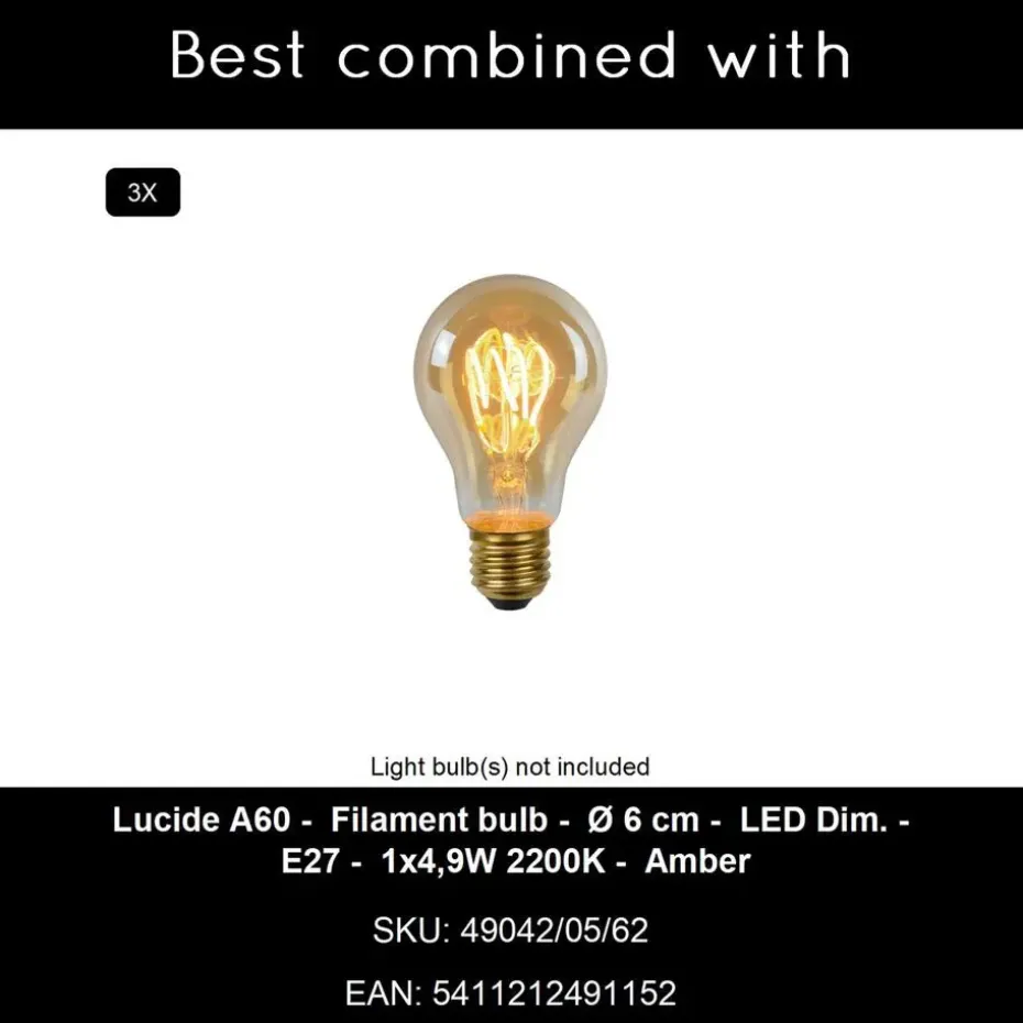 Lucide MAYA Hanglamp - Beige