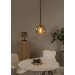 Lucide MONSARAZ Hanglamp - Amber