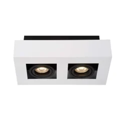 Lucide plafondspot Xirax 2 lamp - wit