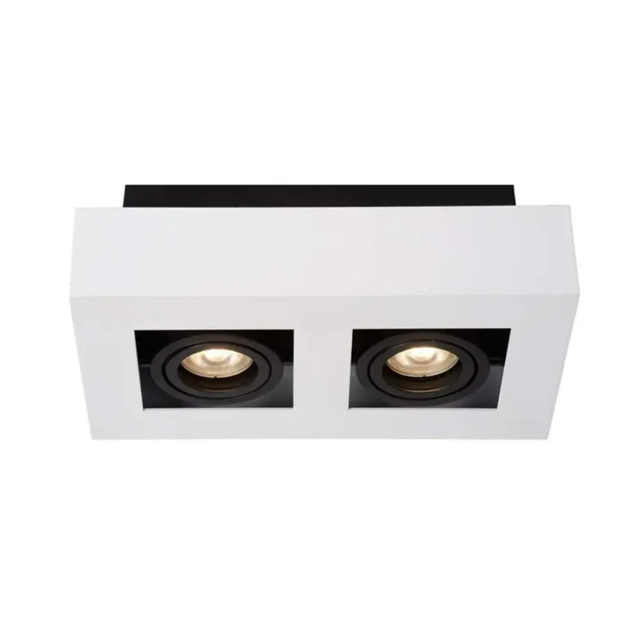 Lucide plafondspot Xirax 2 lamp - wit