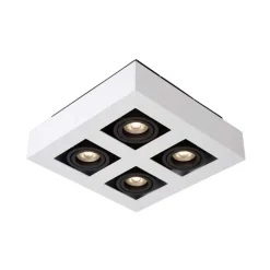 Lucide plafondspot Xirax 4 lamp - wit