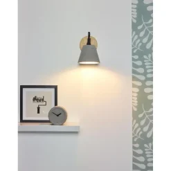 Lucide POSSIO Wandlamp - Grijs
