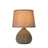 Lucide RAMZI Tafellamp - Bruin