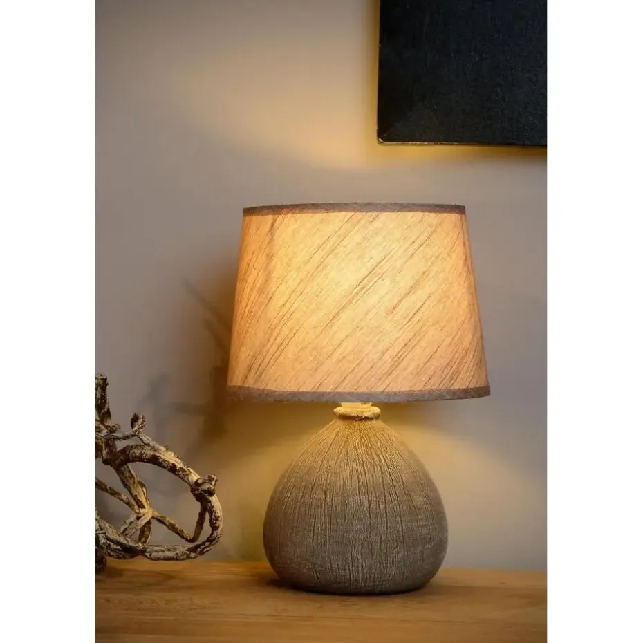 Lucide RAMZI Tafellamp - Bruin