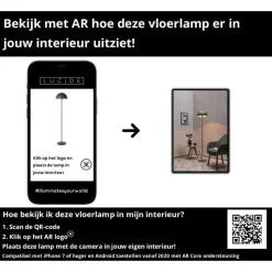 Lucide SIEMON Vloerlamp - Groen