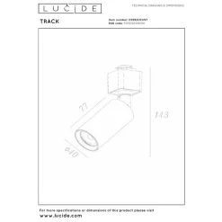 Lucide TRACK Railverlichting - Koffie