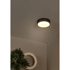 Lucide UNAR Plafonnière - Zwart