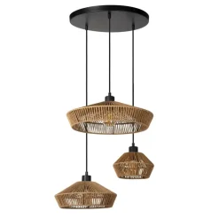 Lucide YUNKAI Hanglamp - Naturel
