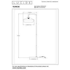 Lucide YUNKAI Vloerlamp - Naturel