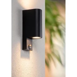 Lucide ZARO IR Wandspot - Zwart