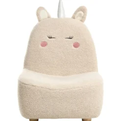 LULEA - Kinderstoel - Lichtbeige - Bouclé