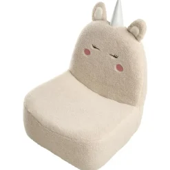 LULEA - Kinderstoel - Lichtbeige - Bouclé