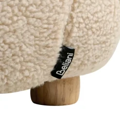 LULEA - Kinderstoel - Lichtbeige - Bouclé