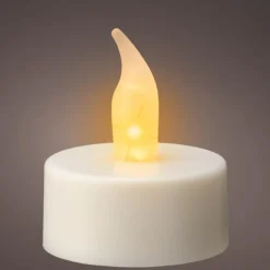 Lumineo LED waxinelichtjes - 6x stuks - wit