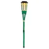Lumineo Tuinfakkel Bodi - solar - groen - vlameffect - 54 cm