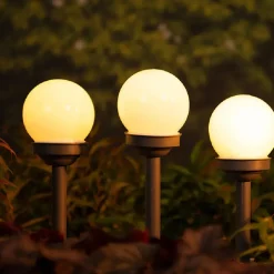 Lumineo Tuinverlichting - prikspotjes - 4 stuks - 27 cm