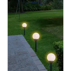 Lumineo Tuinverlichting - prikspotjes - 4 stuks - 27 cm