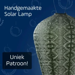 Lumiz Lampion op zonne energie - Solar tuinverlichting - Monaco Set - 3 stuks