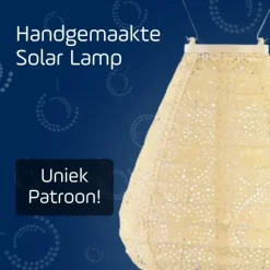 Lumiz Lampion op zonne energie - Solar tuinverlichting - Gele Set - 3 stuks