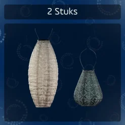 LUMIZ Solar Buitenverlichting Laurier Set - 2 stuks