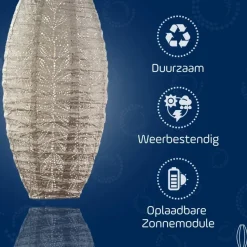 LUMIZ Solar Buitenverlichting Laurier Set - 2 stuks