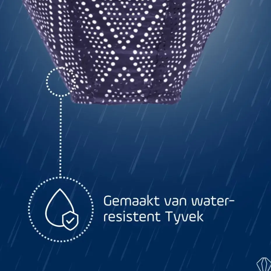 LUMIZ Solar Lampion Ikat Diamond - 28 cm - Future Dusk