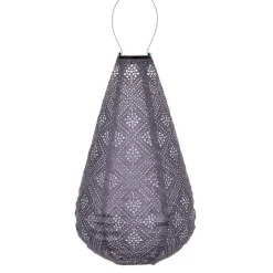 LUMIZ Solar Lampion Topaze Drop - 28 cm - Lichtpaars
