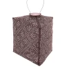 LUMIZ Solar Lampion Topaze Triangle - 28 cm - Plum