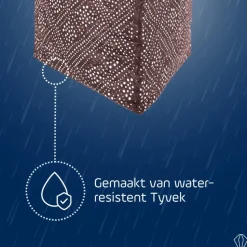 LUMIZ Solar Lampion Topaze Triangle - 28 cm - Plum