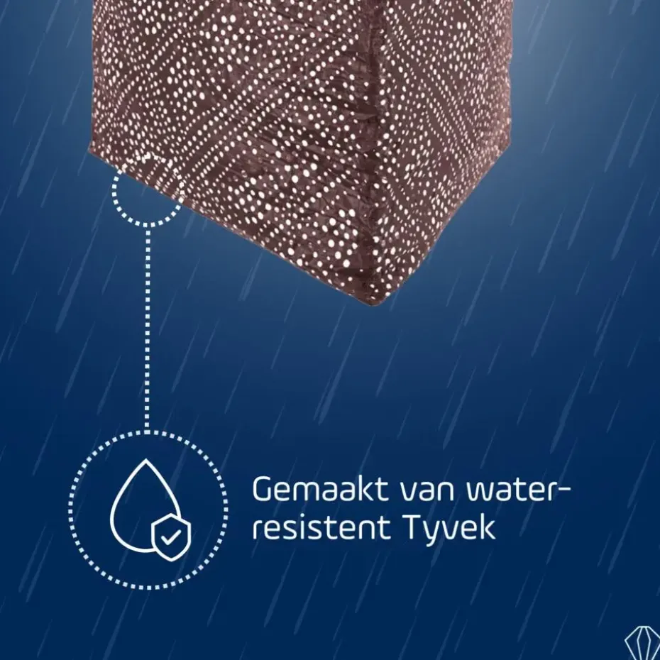 LUMIZ Solar Lampion Topaze Triangle - 28 cm - Plum