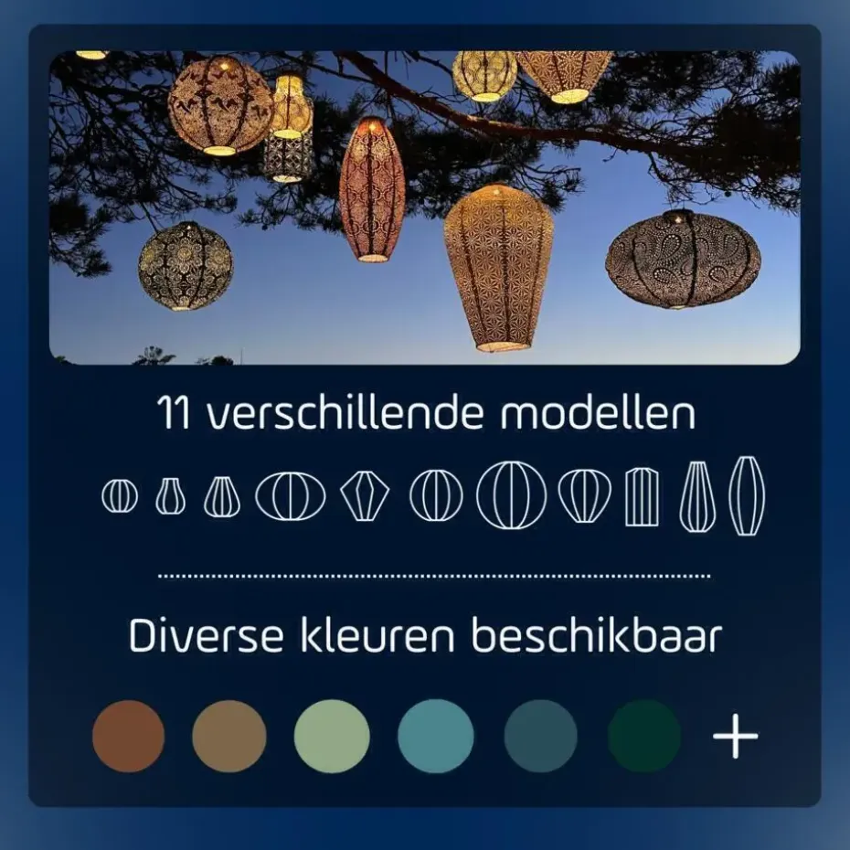 LUMIZ Solar Lampion Topaze Triangle - 28 cm - Plum