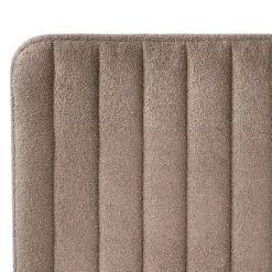 LUNAN - Tweepersoonsbed - Taupe - 120 x 200 cm - Bouclé