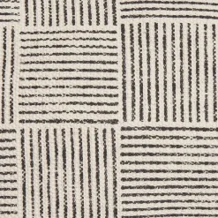 LUTZ - Poef - Grijs - Katoen