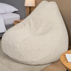 Luxe Teddy Zitzakstoel van BobbelHome – Comfortabel voor in huis