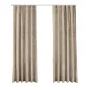 LW Collection Gordijnen beige 240x140CM met haakjes Velvet 1 stuk