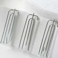 LW Collection Gordijnen beige 240x140CM met haakjes Velvet 1 stuk