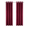 LW Collection Gordijnen Rood 245x290cm Velvet Kant en klaar 1 stuk