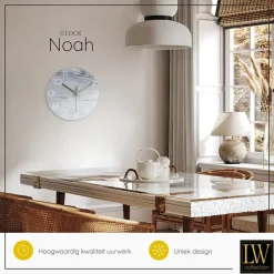 LW Collection Keukenklok Noah 30cm