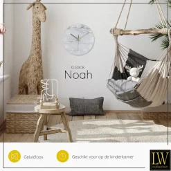 LW Collection Keukenklok Noah 30cm