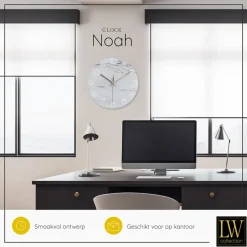 LW Collection Keukenklok Noah 30cm