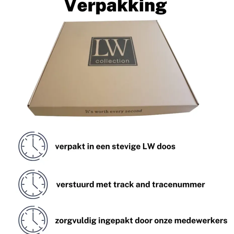 LW Collection Wandklok Olivier zilver 40cm