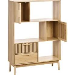 LYNWOOD - Boekenkast - Lichthout - MDF