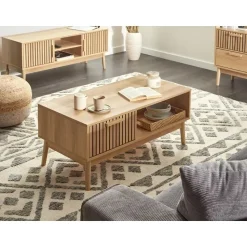 LYNWOOD - Salontafel - Lichthout - MDF