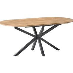 MACQUARIE - Eettafel uitschuifbaar - Bruin - 140/180 x 90 cm - MDF