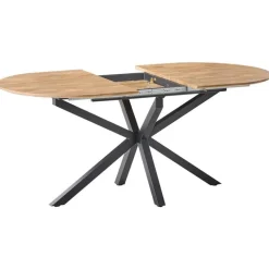 MACQUARIE - Eettafel uitschuifbaar - Bruin - 140/180 x 90 cm - MDF