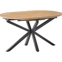 MACQUARIE - Eettafel uitschuifbaar - Bruin - 140/180 x 90 cm - MDF