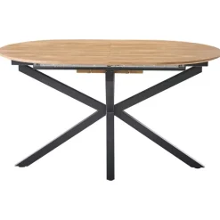 MACQUARIE - Eettafel uitschuifbaar - Bruin - 140/180 x 90 cm - MDF