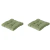 Madison - Florance Zitkussen Basic green - Ca. 73x73 cm - Set van 2