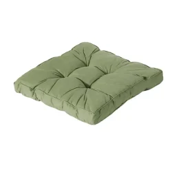 Madison - Florance Zitkussen Basic green - Ca. 73x73 cm - Set van 2