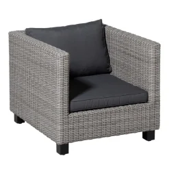 Madison - Lounge Profi-Line Zitkussen Panama grey - Ca. 60x60 cm - Set van 2